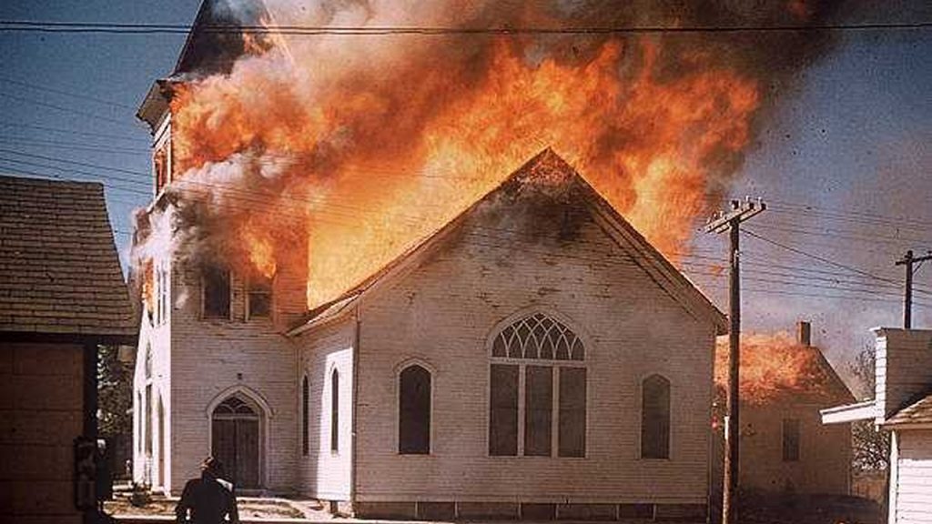 Man Sets Church On Fire Because His Wife Kept Donating To It